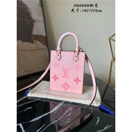 Louis Vuitton PETIT SAC PLAT Monogram Empreinte Pink High