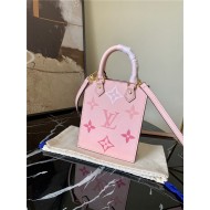 Louis Vuitton PETIT SAC PLAT Monogram Empreinte Pink High