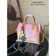 Louis Vuitton SPEEDY BANDOULIÈRE 25 Monogram Giant Pink High