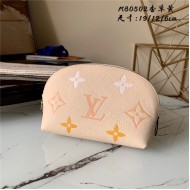 Louis Vuitton COSMETIC POUCH PM Monogram Empreinte Cream High