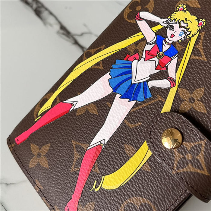 Louis Vuitton SMALL RING AGENDA COVER Monogram Sailor Moon High