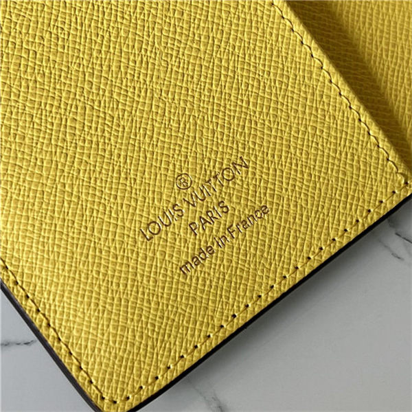 Louis Vuitton SMALL RING AGENDA COVER Monogram Doorman Yellow High