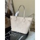 Louis Vuitton NEVERFULL MM Monogram Empreinte Cream M45684 High