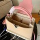 Louis Vuitton CAPUCINES BB Taurillon Beige/Pink M55910 High