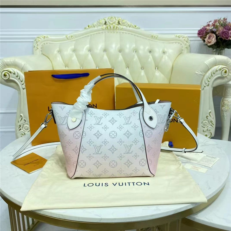 Louis Vuitton Hina PM Bag Mahina Leather Gradient Pink M54351 High