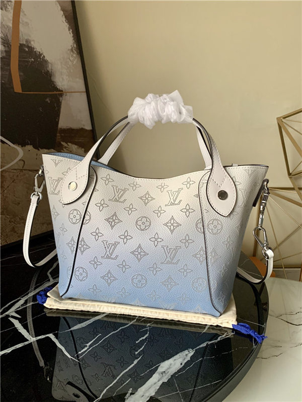 Louis Vuitton Hina PM Bag Mahina Leather Gradient Blue M54351 High