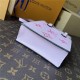 Louis Vuitton PETIT SAC PLAT Monogram Empreinte Pink M80449 Mid