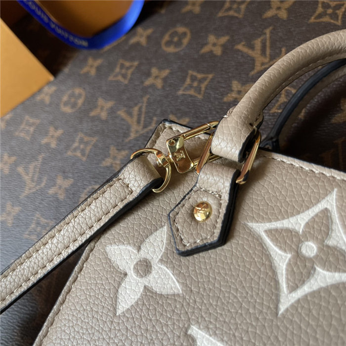 Louis Vuitton PETIT SAC PLAT Monogram Empreinte Grey M80449 Mid