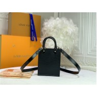 Louis Vuitton PETIT SAC PLAT Epi Black M69441 Mid