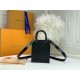 Louis Vuitton PETIT SAC PLAT Epi Black M69441 Mid