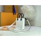 Louis Vuitton PETIT SAC PLAT Epi White M69441 Mid