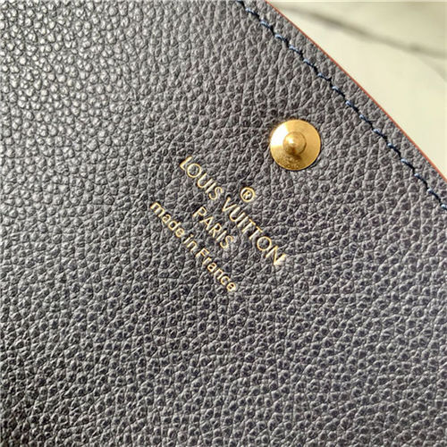 Louis Vuitton EMILIE WALLET Monogram Empreinte Navy M80360 High