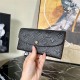 Louis Vuitton EMILIE WALLET Monogram Empreinte Black M62369 High