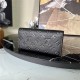 Louis Vuitton EMILIE WALLET Monogram Empreinte Black M62369 High