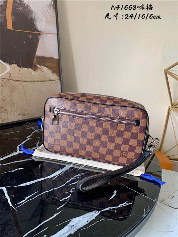 Louis Vuitton KASAI CLUTCH Damier Ebene N41663 High