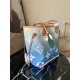 Louis Vuitton NEVERFULL MM Monogram Giant Blue M45678 High