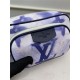 Louis Vuitton OUTDOOR POUCH Monogram Watercolor Blue coated canvas M45763 High