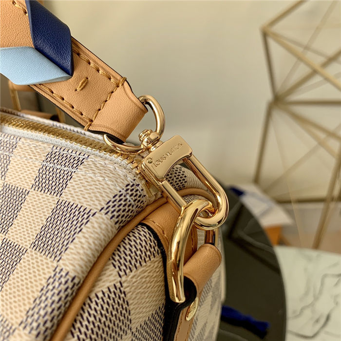 Louis Vuitton SPEEDY BANDOULIÈRE 30 Damier Azur coated canvas Blue N50054 High