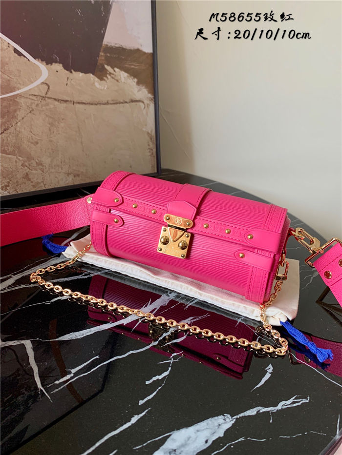 Louis Vuitton PAPILLON BB Epi Fuchsia M58655 High