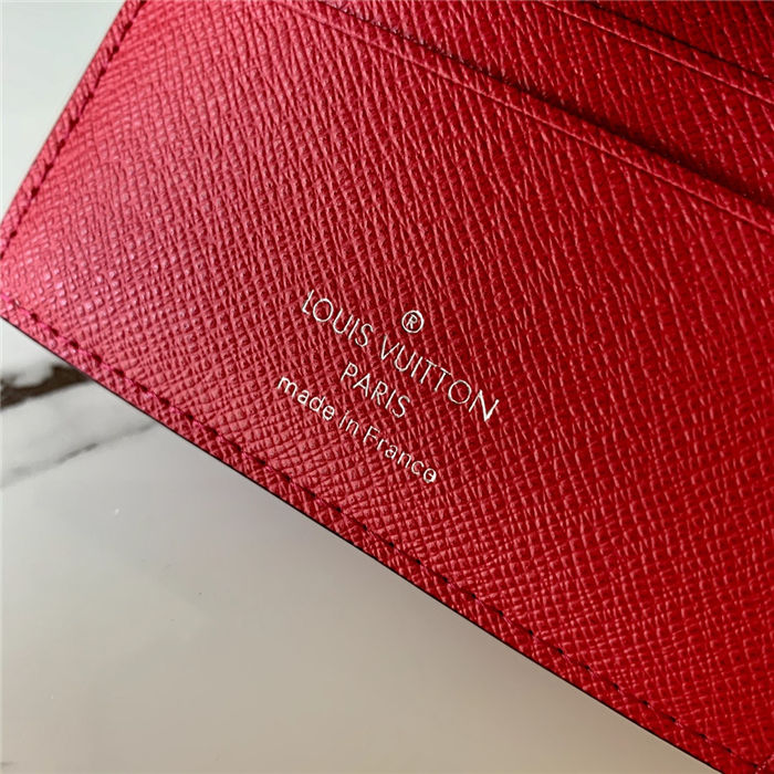 Louis Vuitton Multiple Wallet Taïgarama Red M60895 High