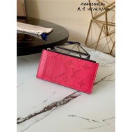 Louis Vuitton Coin Card Holder Taïgarama Red M64038 High