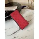 Louis Vuitton ZIPPY WALLET Vertica Taïgarama Red M63095 High