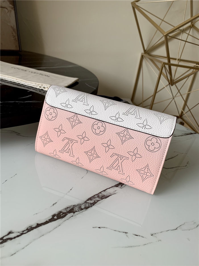 Louis Vuitton Iris Wallet Mahina Gradient Pink M60143 High