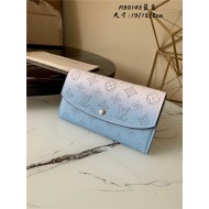 Louis Vuitton Iris Wallet Mahina Gradient Blue M60143 High