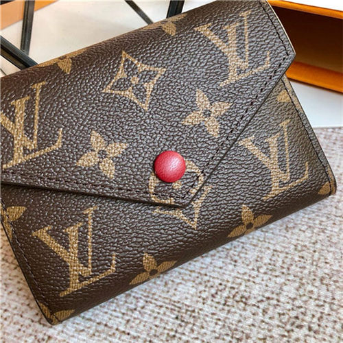 Louis Vuitton VICTORINE WALLET Monogram M41938 Dk-Red High