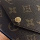 Louis Vuitton Felicie Pochette Chain Wallet Monogram Canvas M61276 Mid