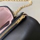 Louis Vuitton POCHETTE COUSSIN Monogram-embossed lambskin Black M80742 High