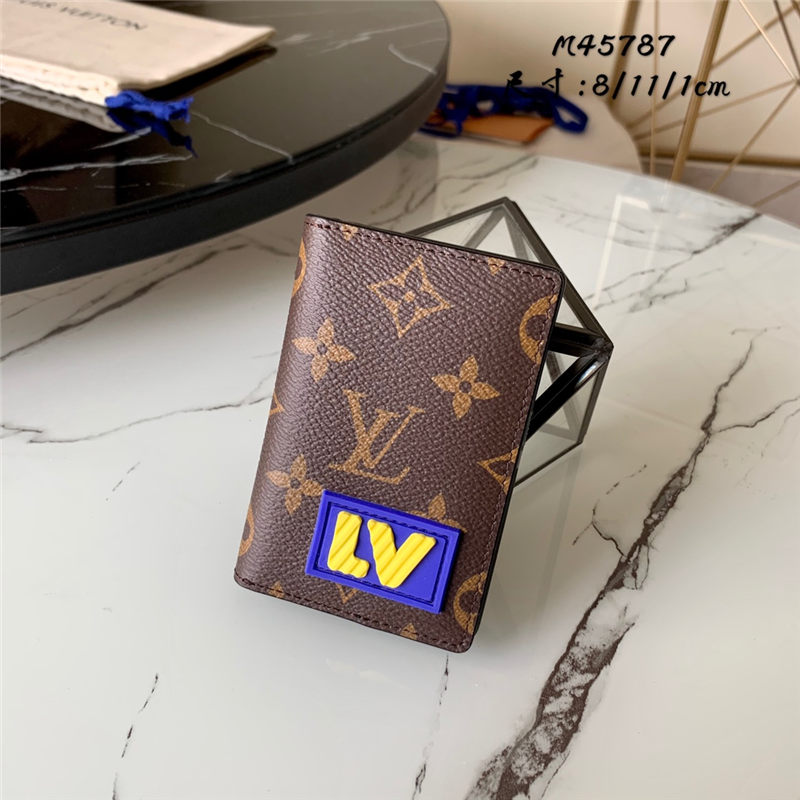 Louis Vuitton POCKET ORGANIZER Monogram LV Rubber M45787 High