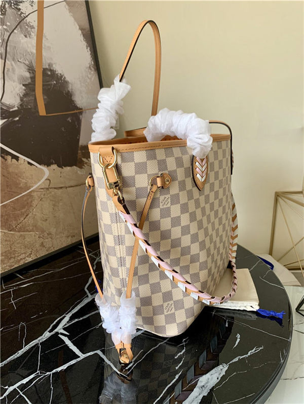 Louis Vuitton NEVERFULL MM Damier Azur N50047 High