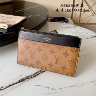 Louis Vuitton SLIM PURSE Monogram Reverse Black M80390 High