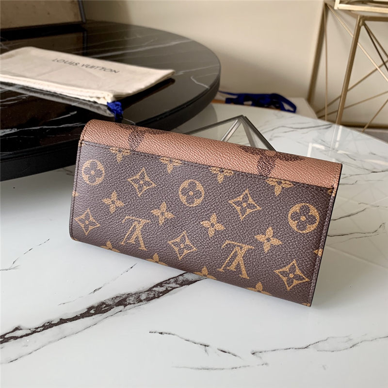 Louis Vuitton SARAH WALLET Monogram and Monogram Reverse coated canvas M80726 High