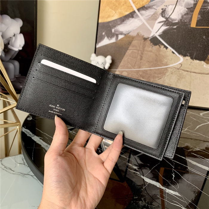 Louis Vuitton Amerigo Wallet N60053 Taiga High