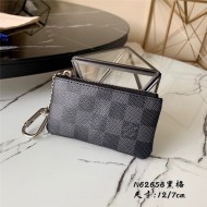 Louis Vuitton KEY POUCH Monogram Eclipse N62658 High