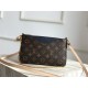 Louis Vuitton PALLAS CLUTH Monogram Navy M44058 High