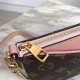 Louis Vuitton PALLAS CLUTH Monogram Pink M44037 High