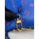 Louis Vuitton COUSSIN PM Monogram-embossed puffy lambskin Blue/Red M58626 High