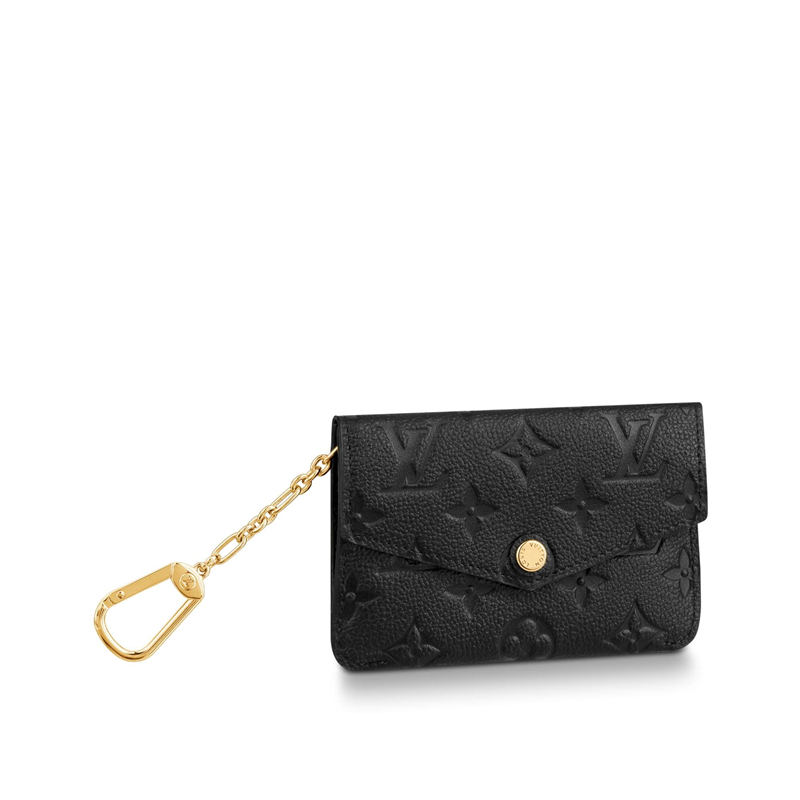 Louis Vuitton KEY POUCH Monogram Empreinte Black M60633 High