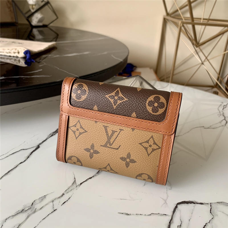 Louis Vuitton DAUPHINE COMPACT WALLET Monogram&Reverse M68725 High