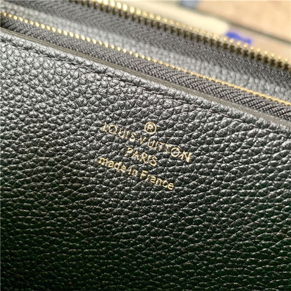 Louis Vuitton ZIPPY WALLET Monogram Empreinte Black M61864 High