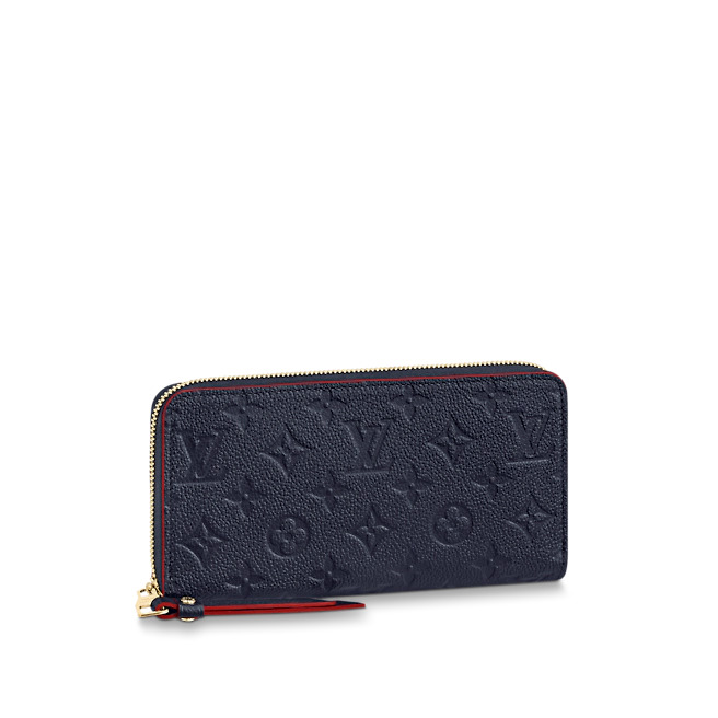 Louis Vuitton ZIPPY WALLET Monogram Empreinte Navy M62121 High