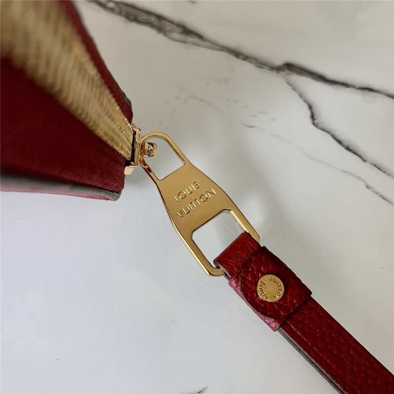 Louis Vuitton ZIPPY WALLET Monogram Empreinte Scarlet M63691 High