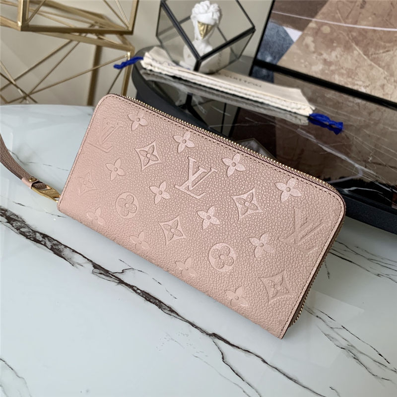 Louis Vuitton ZIPPY WALLET Monogram Empreinte Tourterelle M69034 High