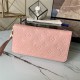 Louis Vuitton ZIPPY WALLET Monogram Empreinte Rose Poudre M64090 High