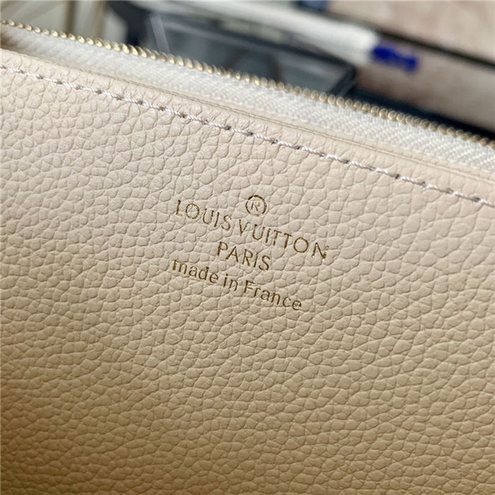 Louis Vuitton ZIPPY WALLET Monogram Empreinte Cream M64089 High