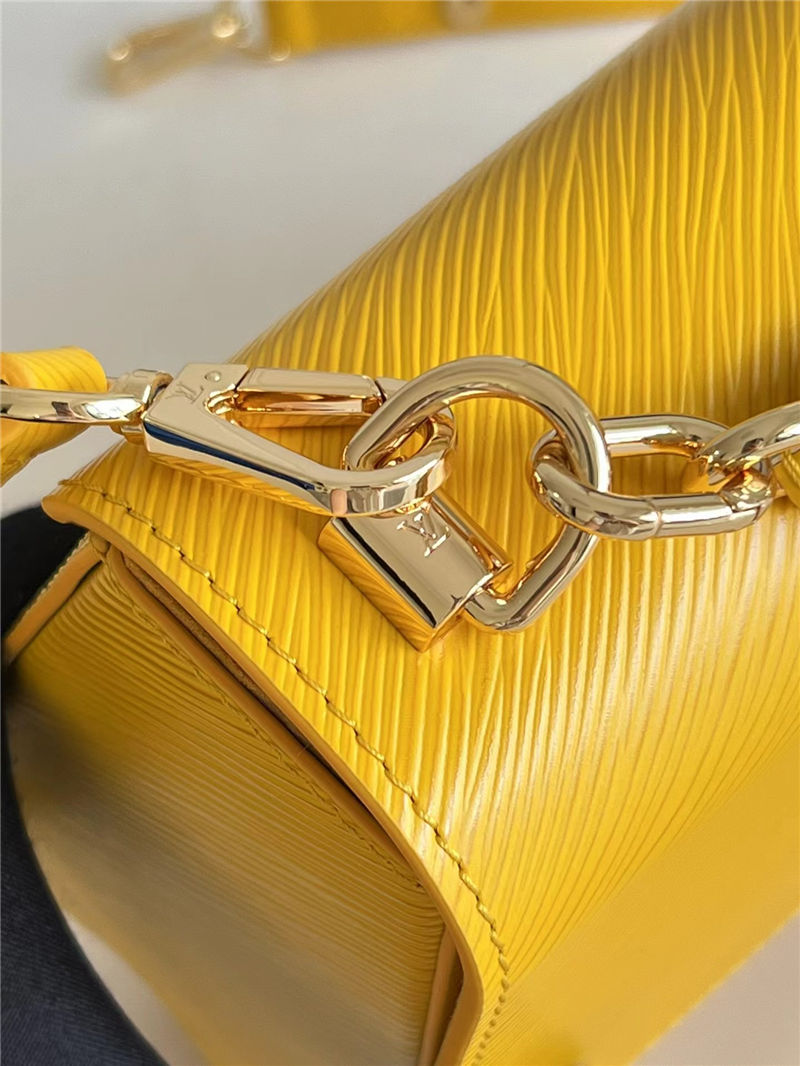 Louis Vuitton TWIST MM Epi grained cowhide leather M59888 Sunflower Yellow High