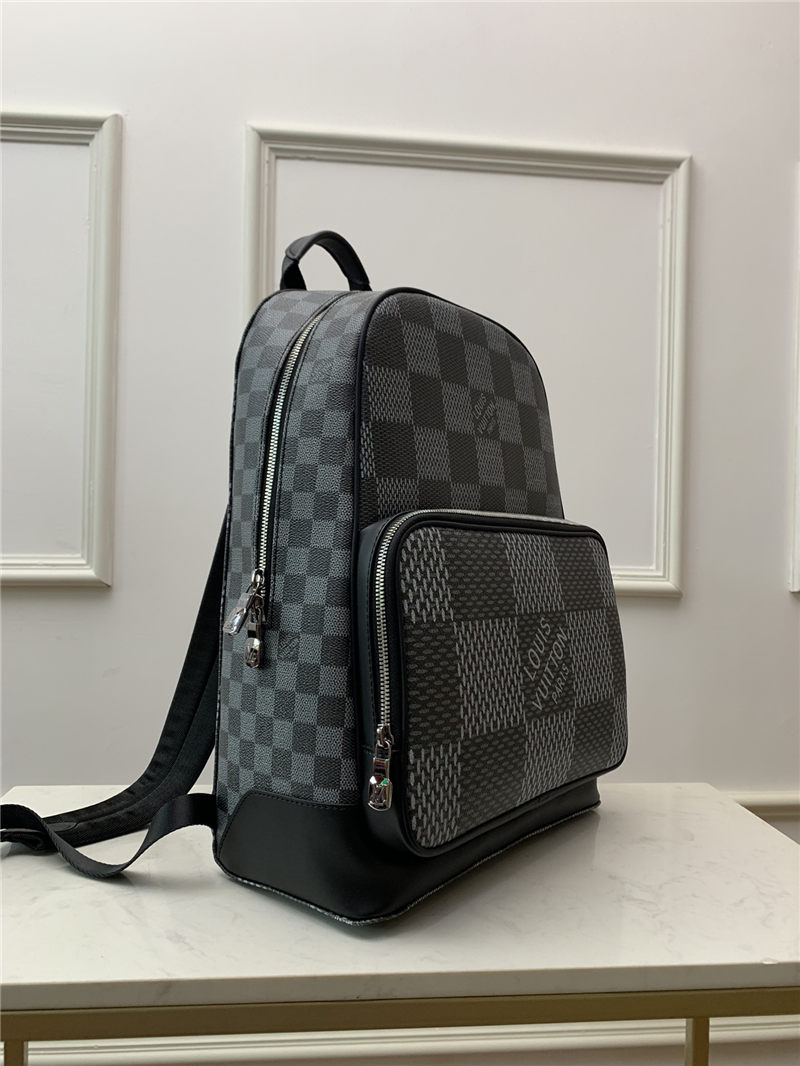 Louis Vuitton CAMPUS BACKPACK Damier Graphite 3D coated canvas Grey N50009 High